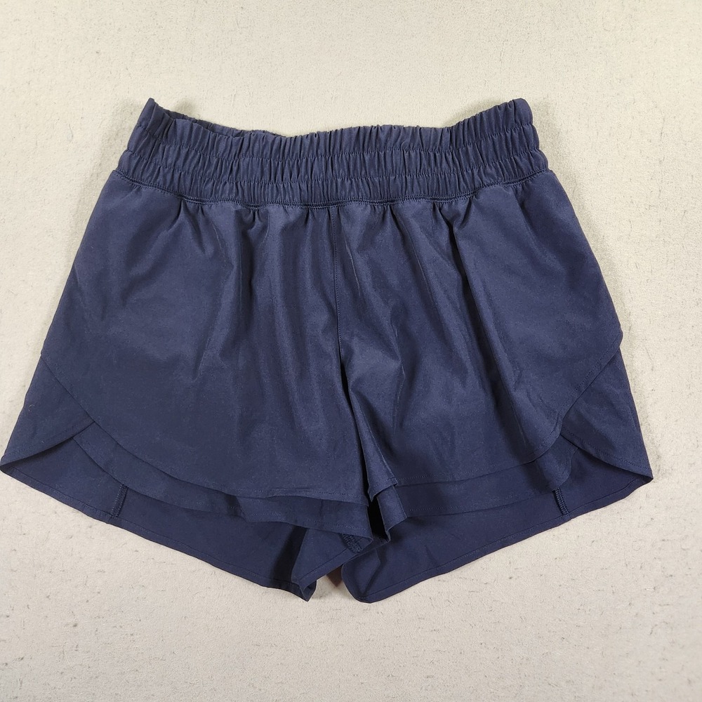 Calia Step Up Short Womens Medium Navy Blue High Rise Quick Dry Pull On New